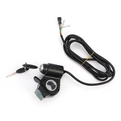 12V/24V/36V/48V/60V/72V Throttle Ebike With Battery Power Display Thumb Grips