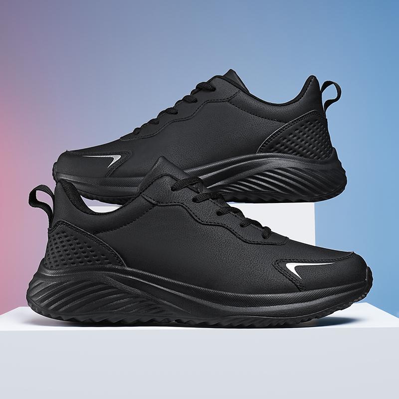 

Мужские повседневные кроссовки для активного отдыха из кожи, дышащие кроссовки для ходьбы, мужская модная обувь для скалолазания в британском стиле 40