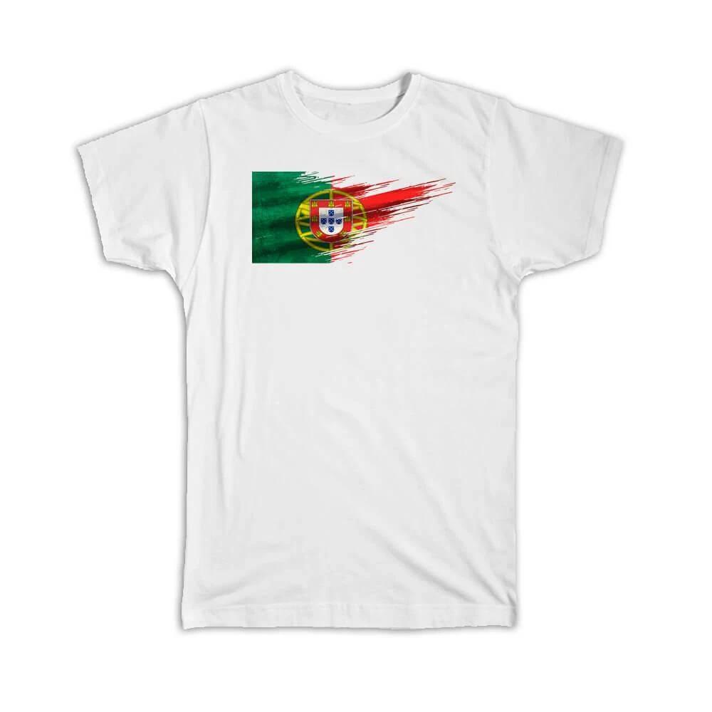 

Gift T-Shirt : Portugal Flag Portuguese Travel Expat Country Artistic L