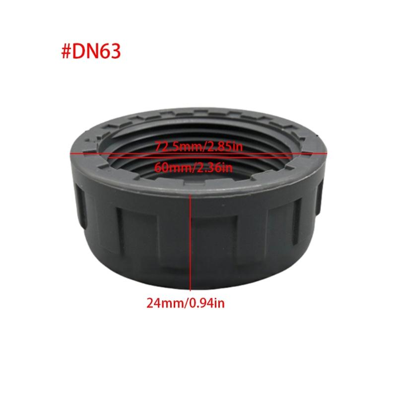 Aquarium Fish Tank Water Tube End Plug Female Thread PVC End Caps Garden Irrigation Pipe End Caps Easy To Install