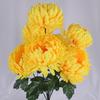 7-Head Chrysanthemum Artificial Silk Flower for Memorial and Cemetery Display during Tomb Sweeping Day.