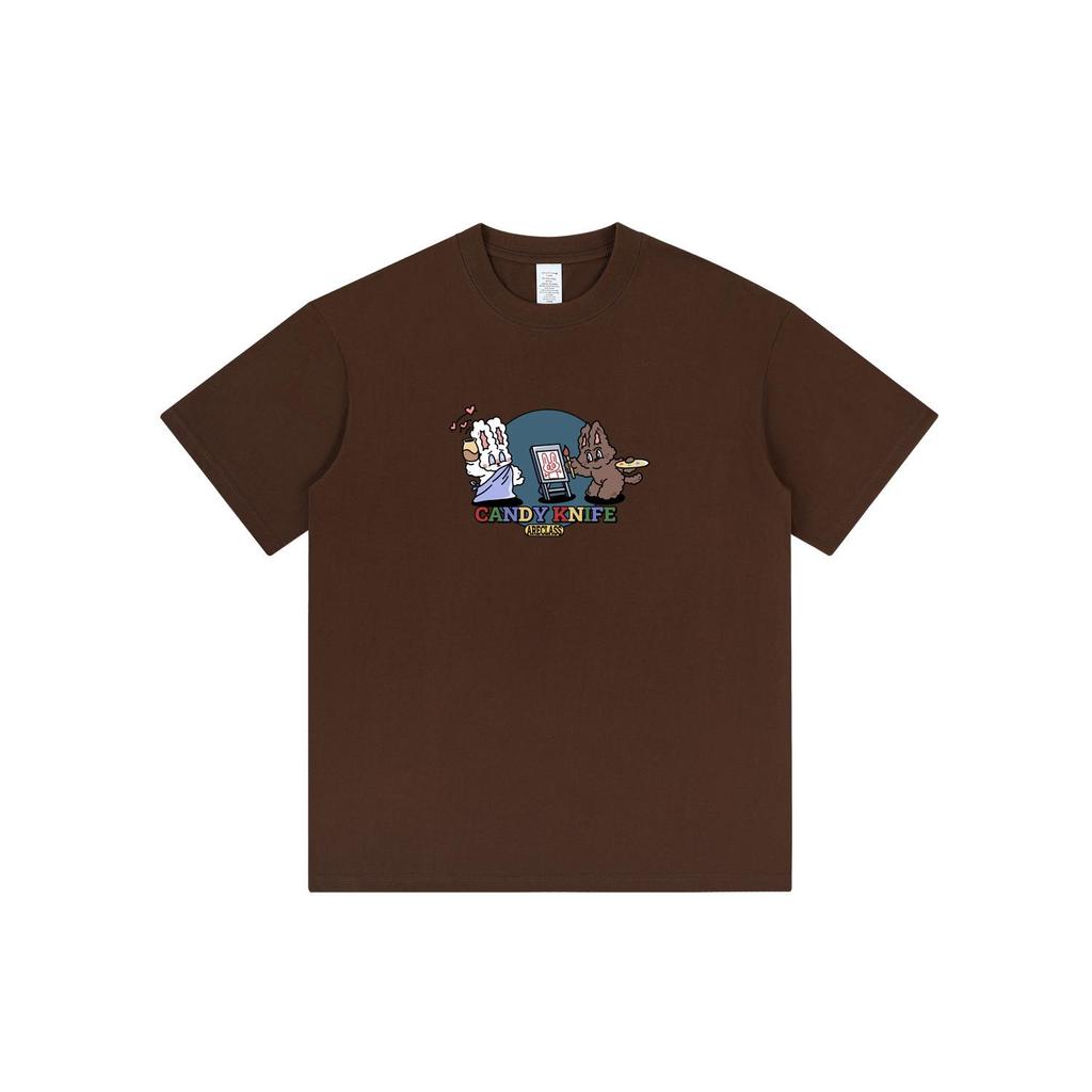 Statue of Liberty Rabbit Self-Portrait Cotton T-Shirt - Unisex Short-Sleeve Summer Top