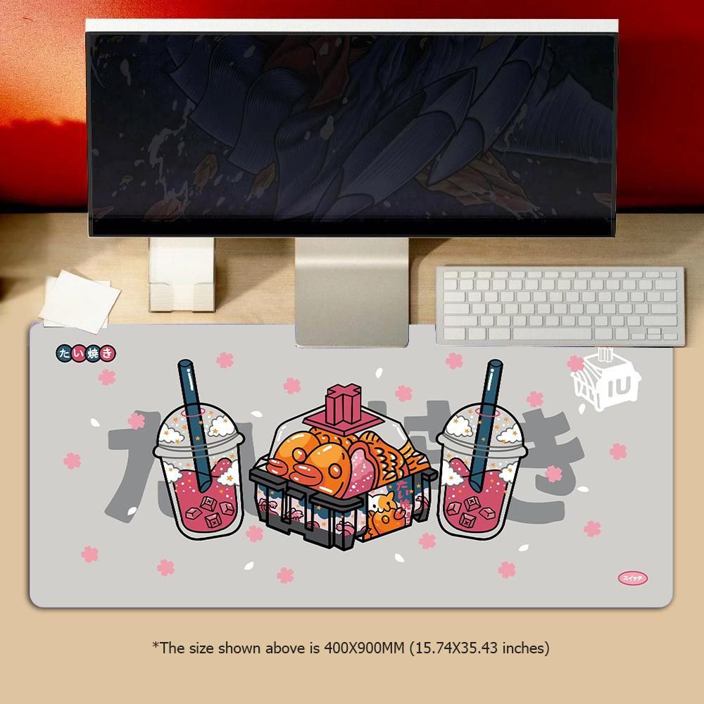 Large Mouse Pad Gaming Mousepad Milk Tea Mouse Mat Switch Gamer Mousepads XXL Pink Table Pads Keyboard Mats Desk Carpets Rugs