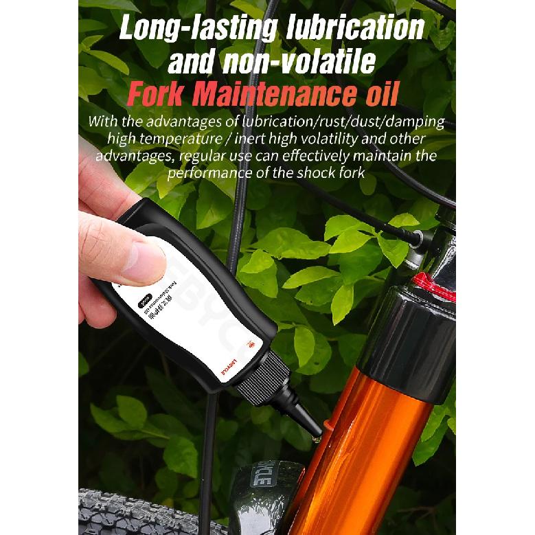 LEBYCLE MTB Bicycle Front Fork Lubricant Bike Front And Rear Shock Absorber Oil Anti-rust Grease For Suspension Dust Seals 60ML