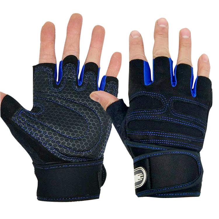 Unisex Half-Finger Weightlifting Gloves for Fitness, Pull-Ups, and Outdoor Sports – Breathable Design for Men and Women