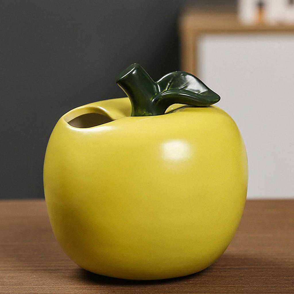 Creative Ceramic Vase Fruit Shaped Flower Vase Hydroponics Hydroponics Office Desktop Ornaments Home Garden Decor