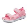 Girls Sandals Lightweight Simple Velcro Summer Pink Cute Girls Sandals Middle and Older Children Elementary School Casual Shoes