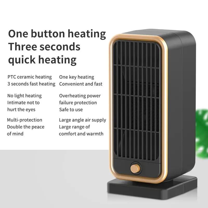 Electric Home Heater Fan 500W/220V PTC Ceramic for Room Sheet Portable House Heating Foot Hand Warmer