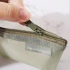 Small Item Bag Clear Mesh Bag Lipstick Cosmetic Bag Fresh Color Card Bag Mini Coin Purse  Gift