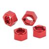 4Pcs Aluminum 7mm Hex Wheel Hubs Adapter Hex Hub Coupler for FMS FCX24 1/24 RC Car RC Car Upgrades