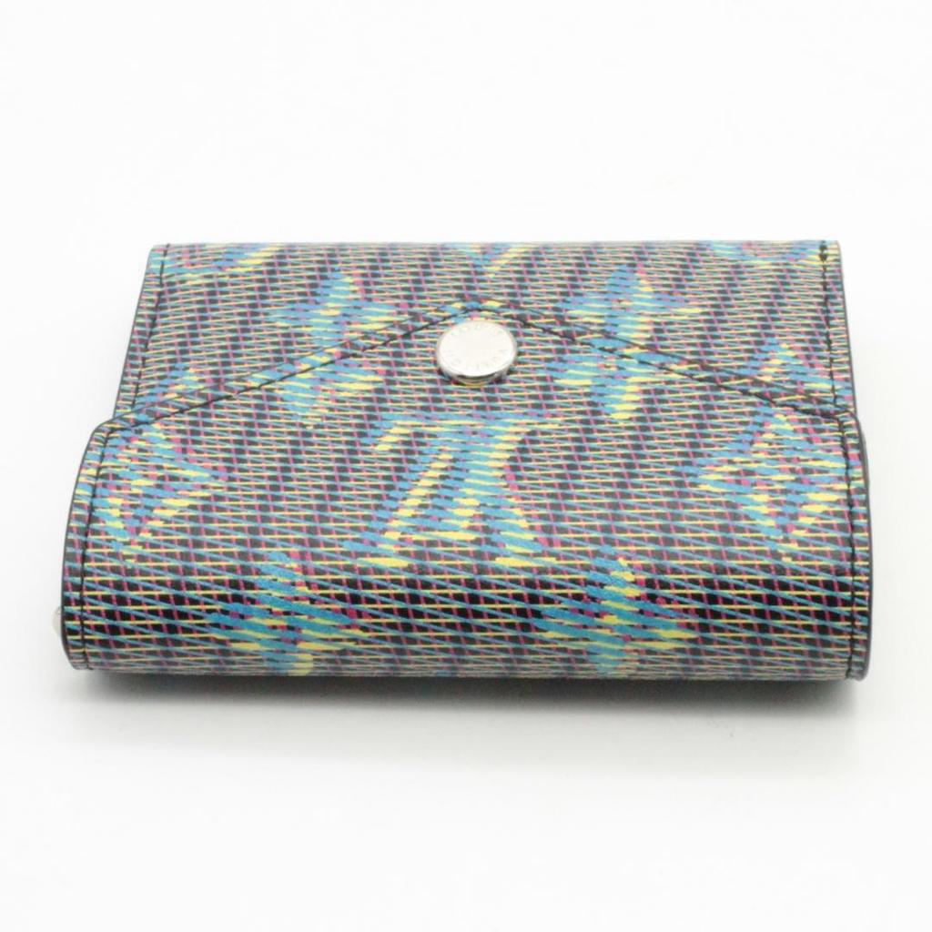 Used Louis Vuitton Portefeuille Zoe Blue Monogram LV Pop Japan Limited Edition [Beautiful Condition]