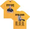 Bryan Adams Roll with The Punches Tour 2025 Album T Shirts Unisexs Clothing Fashion Hip Hop Oversized Cotton Tshirts Streetwear
