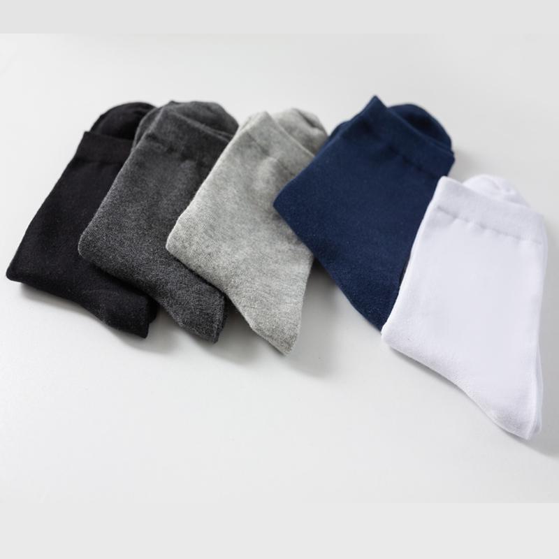 Lot de 10 paires de chaussettes pour homme en coton peigné, noires, décontractées, respirantes, de haute qualité, grandes tailles (38-48)
