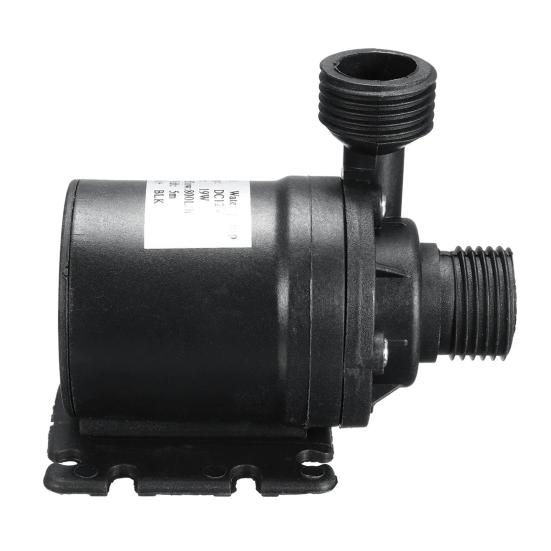 Direct Current 12V Water Pump Brushless Magnetic Drive Submersible Water Pump 800L/H 5M Ultra Quiet Water Pump for Fish Tank Aquarium Fountain Pool