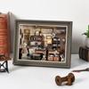 Book Nook Kit DIY 3D Wooden Puzzle Photo Frame Ornament Bookshelf Dollhouse Model Bookend Building Home Decoration Birthday Gift