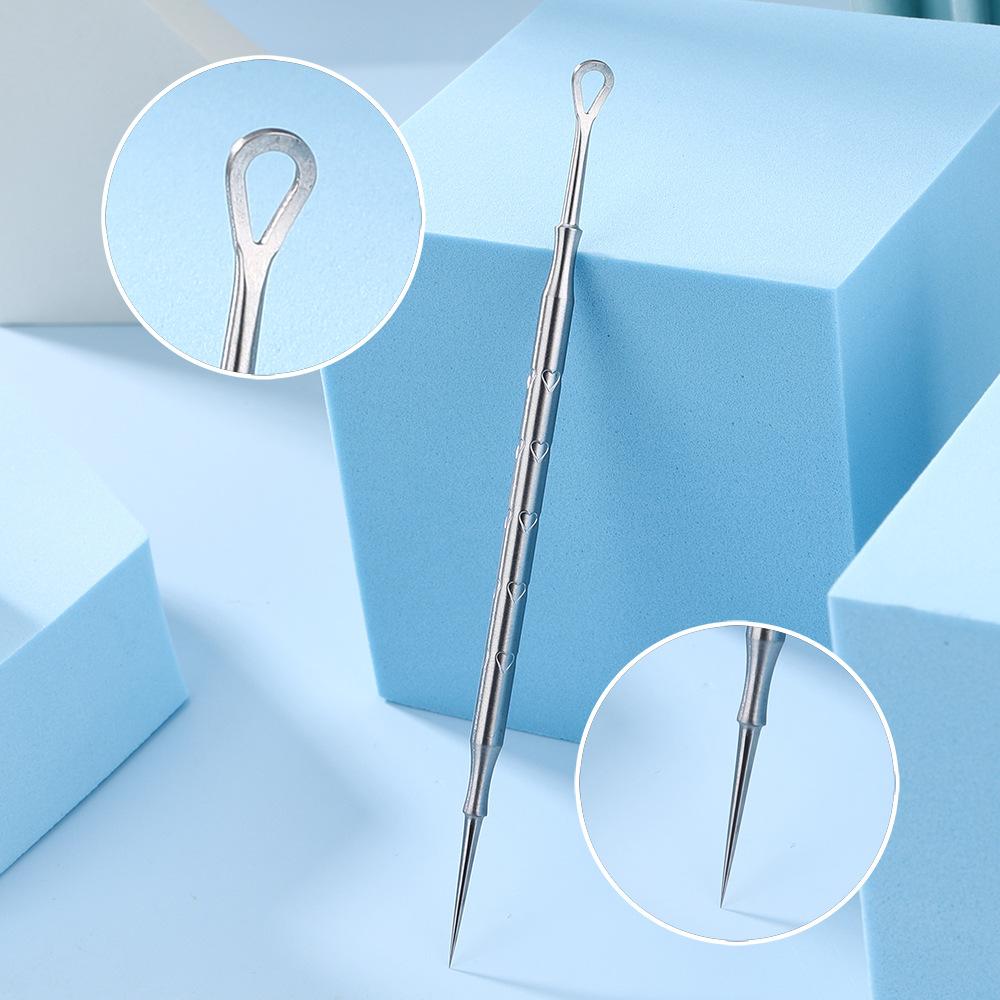 Acne Needle Blackhead Remover Pimple Popper Tool Cleaning Facial Closed Comedones Tool Acne Treatment Pore Cleanser Needle Tool