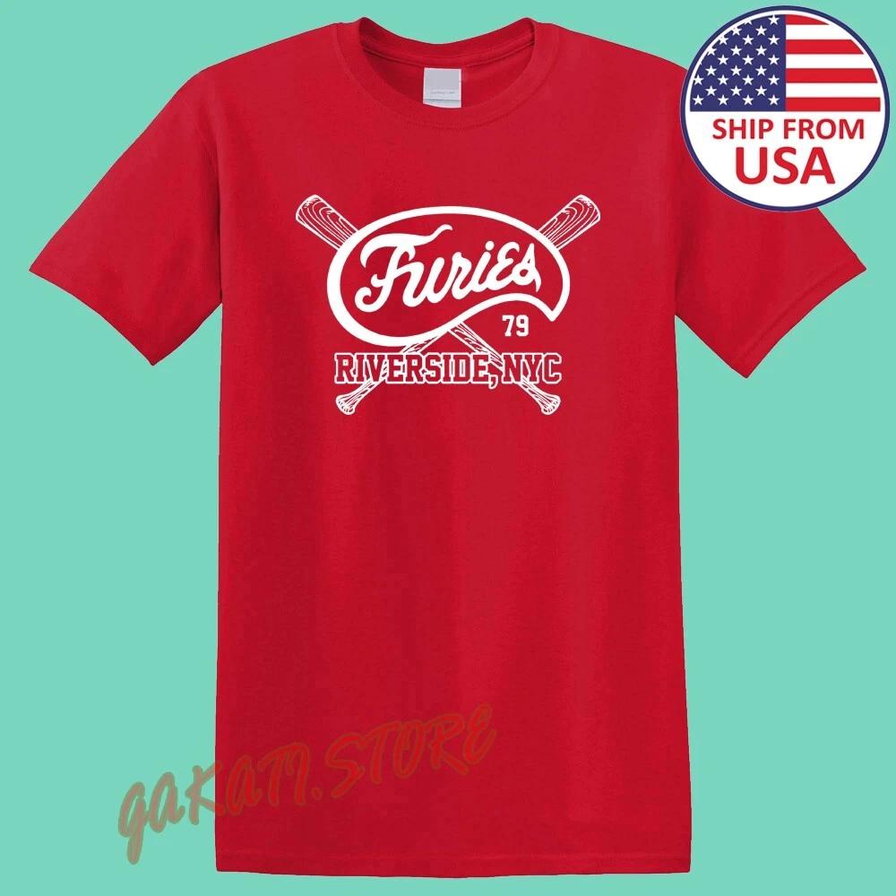 Baseball Furies Men s Red Size S-5XL XL
