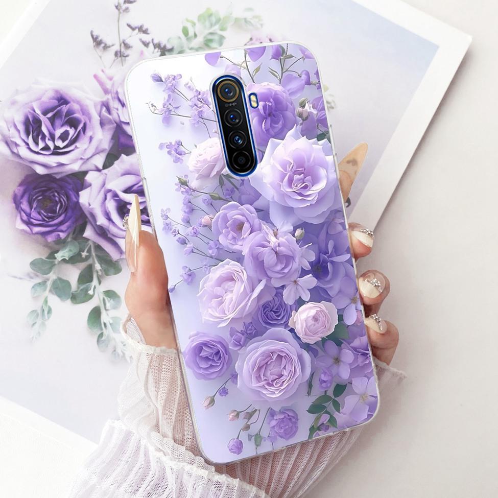 Clear For Realme X2Pro RMX1931 Casing For Realme X2 Pro Case Luxury Fashion Butterfly Funny Cute Painted Cover