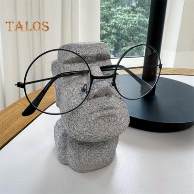 Porta Occhiali a Testa d'Uomo Busto Maschile Astratto in Resina Supporto per Occhiali Decorazione da Tavolo Organizer per Occhiali per Casa Ufficio Scrivania