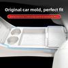 For Geely EX2 2025 2026 Center Console Lower Storage Box Silicone Non Slip Mat Car Interior Organizer Tray