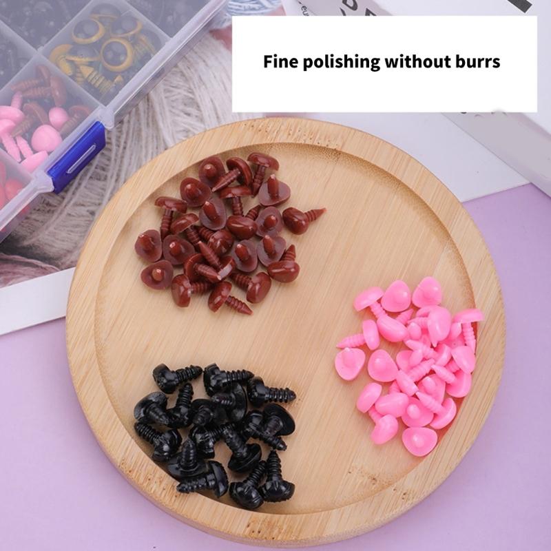 476PCS Safety Eye and Noses with Washers for Crochet Toy 5mm-13mm Assorted Size Crochet Doll Eye for Stuffed Animal Toy