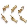 No Fade 20pcs Stainless Steel Pendant Screw Eye Pins Bail Top Drilled Beads End Caps Charms Connectors for Jewelry Making DIY