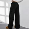 Women's Wide Leg Sweatpants Fall High Waisted  Pants Drawstring Workout Joggers With Pockets
