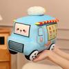 Lifelike Cute Dining Car Plush Toy Pillow Cartoon Car Soft Stuffed Dolls Baby Kids Gift Cute Stuffed Dolls Home Decor