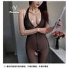 Sex Underwear Large Size Sexy Free Neck Lace Open Crotch Jumpsuit Stockings Clothes Passion Net Clothes Temptation Jumpsuit