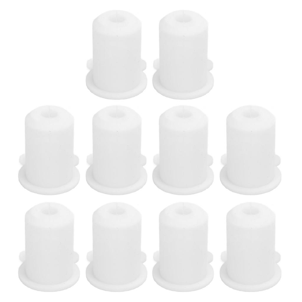 10PCS Satellite Cable Wall Grommet 25.4mm Silicon Ethernet Cable Bushing Wall Penetration Grommet for 1 Inch Hole White