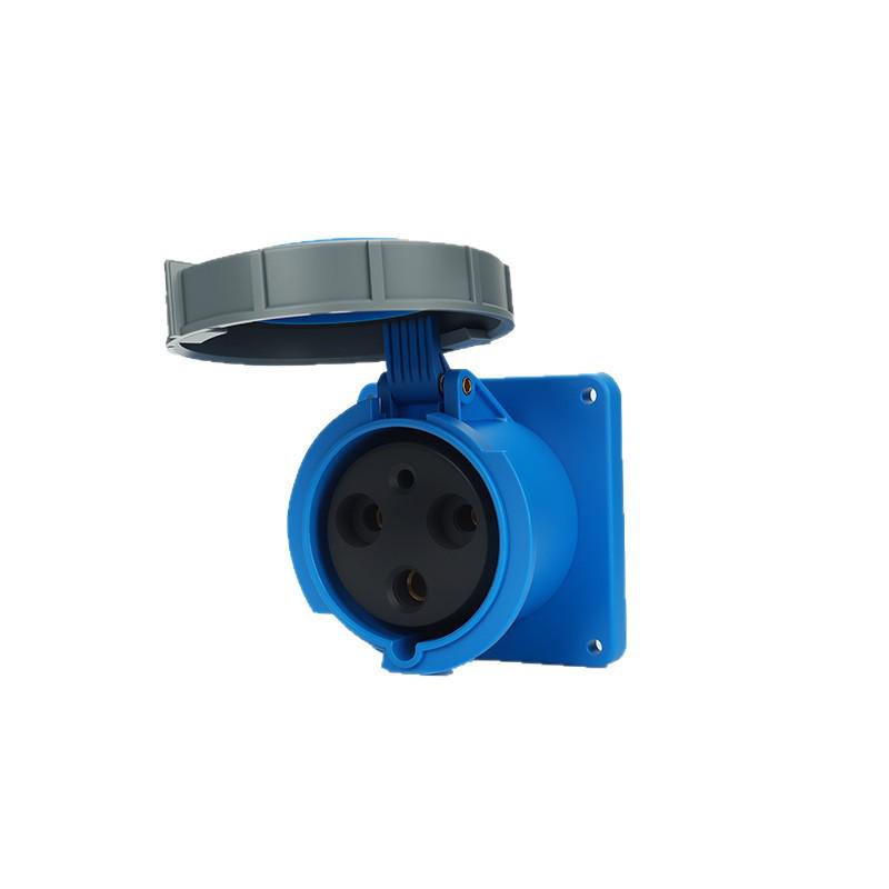 IP67 Three-Phase Industrial Plug Socket: 63A/125A, Waterproof, Aviation Plug, Male-Female, 3/4/5 Core.