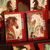 6Pcs 2026 Horse Year Cartoon Creative Red Envelopes Cute Pony Pattern Lucky Money Bag New Year Blessing Red Packet