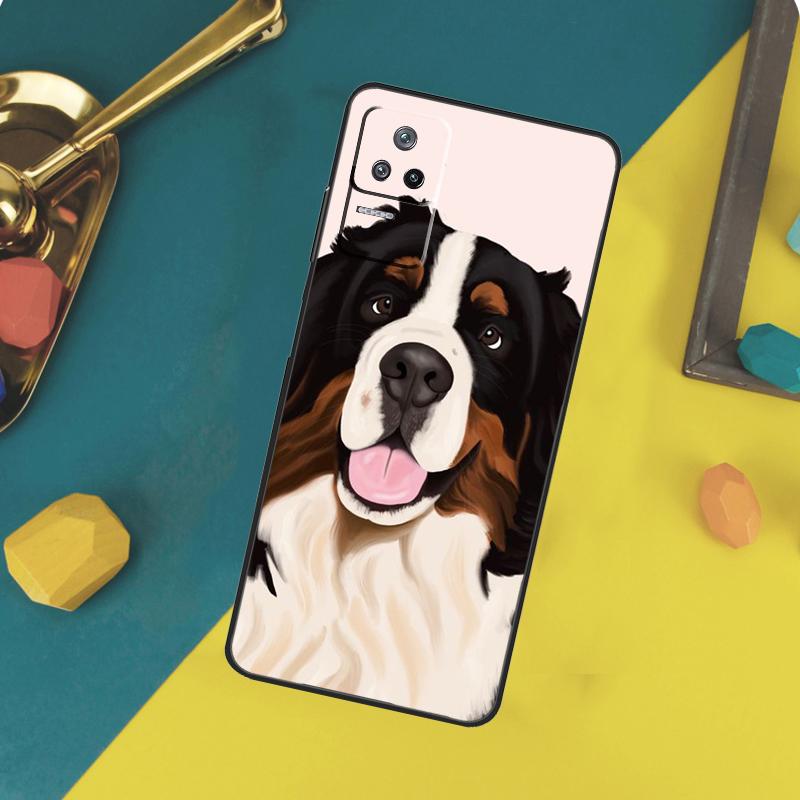 

Чехол для Xiaomi 14T Pro 11T 12T 13T 13 14 15 Ultra POCO X7 Pro X3 X5 X6 M6 F5 F6 Pro с Бернской горной собакой Funda POCO X4 Pro 5G