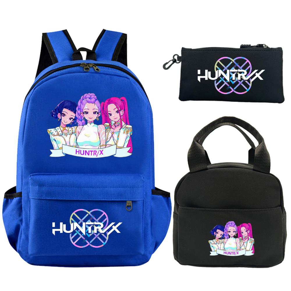 3-teiliges/Set Rucksack mit Cartoon-Print, mit Umhängetasche und Federmäppchen für Teenager, Schüler, Jungen, Mädchen, Schultasche, große Kapazität, wasserdicht, Buchrucksack, Kindergeschenk