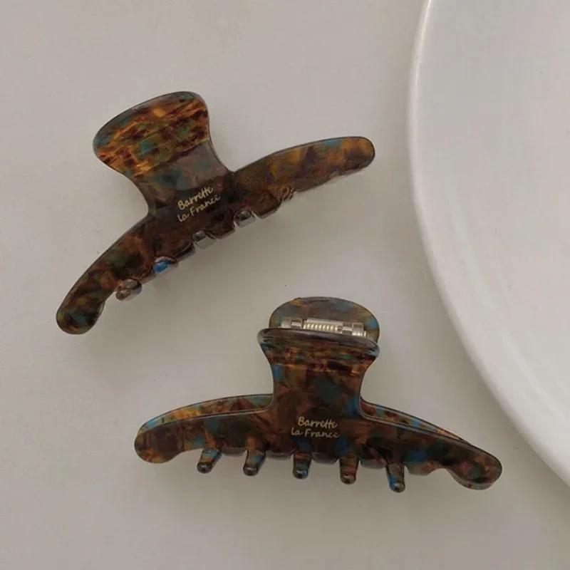 Neue Elegante Hochwertige Acetat Haarspange für Damen Temperament Haar Dekoration Dame Vintage Haarspange Mode Haarschmuck