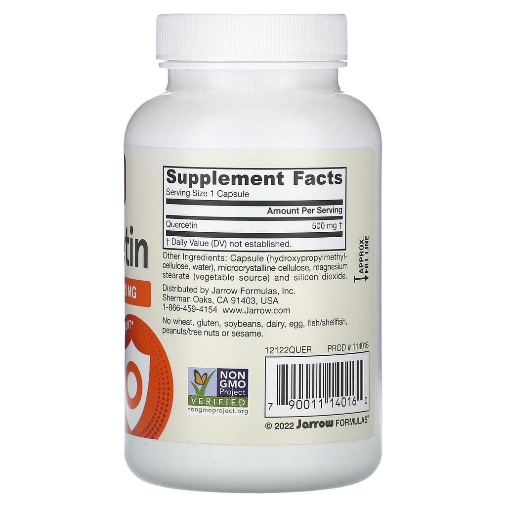 Vegan Quercetin, 500Mg, 100 Veggie Caps