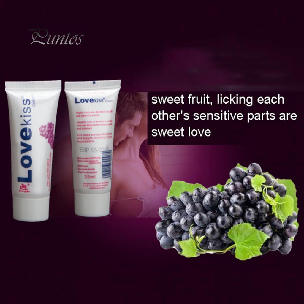 25/30/50ml Sex Lubricant Fruit Flavor Vagina Anal Water Soluble Body Massage
