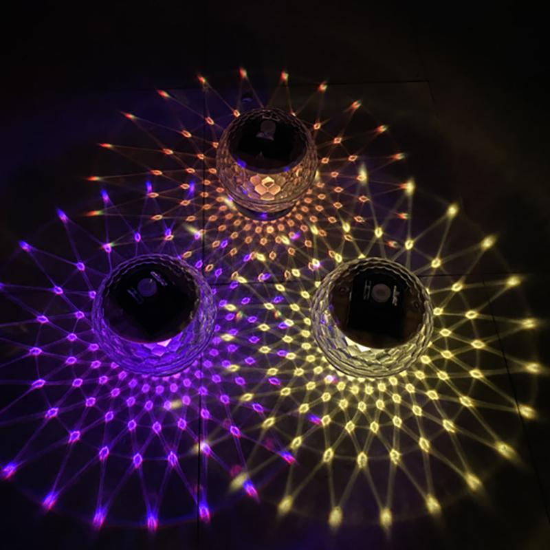 Colorful Solar Water Float Light Waterproof Pond Floating Light Magic Ball Light For Garden