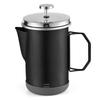 French Press kávovar 1L Camping French Press se sklopnou rukojetí Nerezový French Press