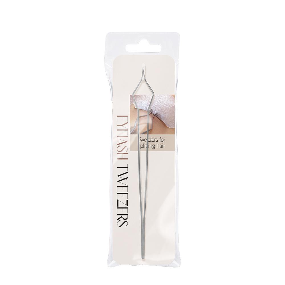V-Shaped Eyelash Grafting Tweezers High-Precision Stainless Steel Material Separate Eyelash Grafting and Dense Eyelash Tool