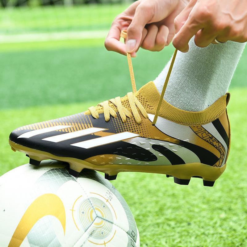 

Оригинальные новые футбольные бутсы Jinjiang, тренировочные кроссовки, осенние дышащие студенческие футбольные бутсы со сломанным гвоздем, мужские и женские, взрослые 34