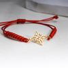 Tangula Adjustable Witch Knot Bracelet Stainless Steel Charm Wicca Jewelry Gift for Women Men