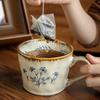 385ml Ceramic Coffee Cup Microwave Safe Milk Cup Decorative Exquisite Water Cup  Living Room