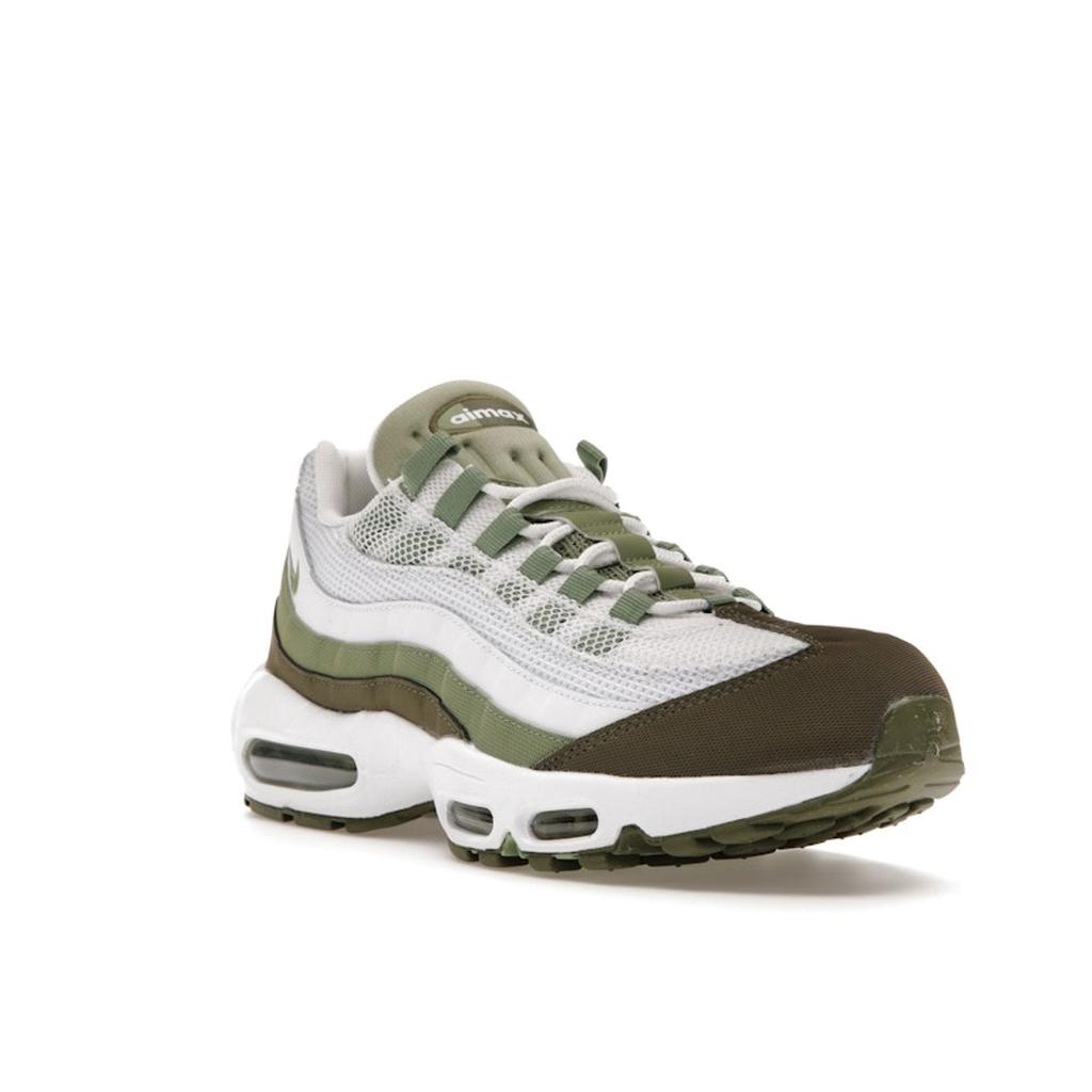 Nike Air Max 95 Białe Oliwkowe Zielone Męskie Sneakersy Średnio-Oliwkowe FD0780-100