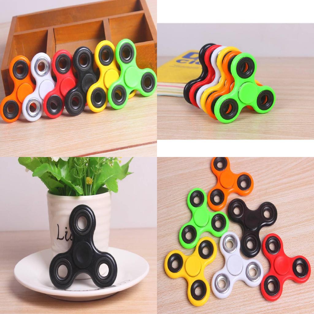 Colorful Metal Fidget Spinner Stress Relief Triangular Gyro Adult Edc Finger Spinner