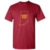 Indiana Worst State Ever Basic Cotton T-Shirt - Cardinal