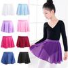 Jupe de Ballet à Taille Élastique Chiffon Tenues de Ballerine Vêtements de Danse Jupe d'Entraînement Matériel de Danse