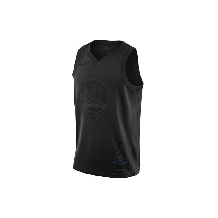 Nike MENS NBA Golden State Warriors Durant MVP Connected Jersey Black Men s BQ5411-010 S