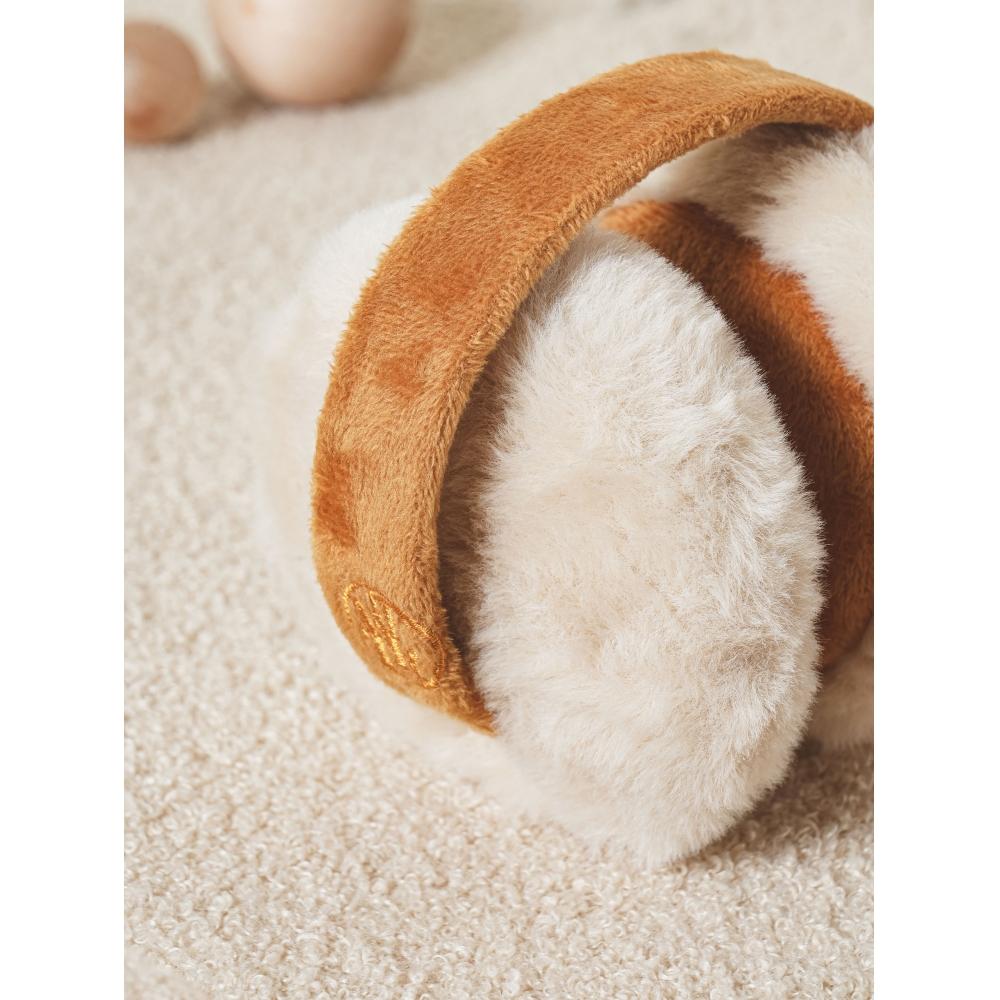 Daiso Foldable Fur Earmuffs Brown
