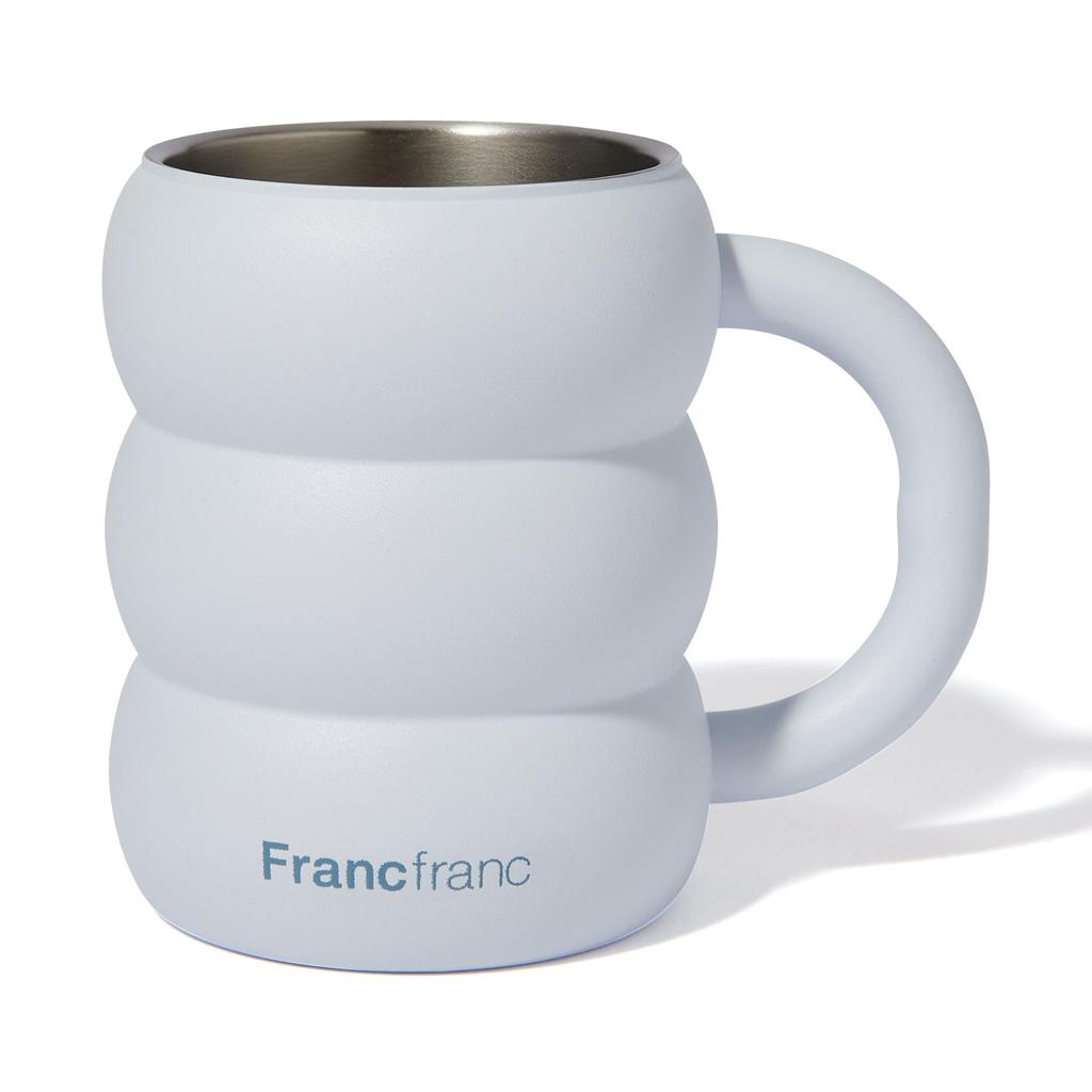 Francfranc Fluffy Stainless Steel Mug 260ml [All 3 Colors]
